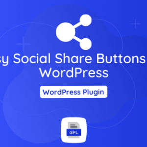 Easy Social Share Buttons for WordPress GPL Plugin Download