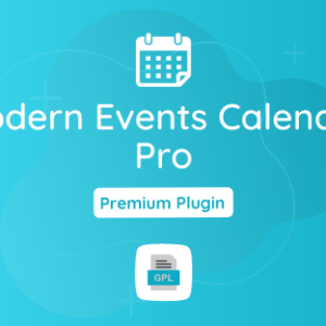 Modern Events Calendar Pro GPL Plugin Download